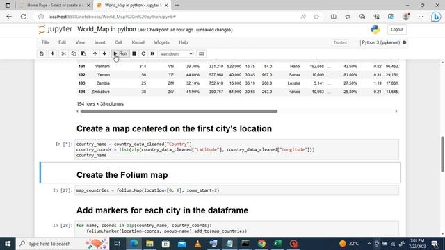 Create a Map with Python using Latitudes and Longitudes смотреть онлайн