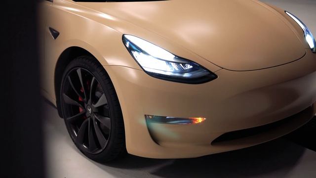 Tesla Model 3 | Satin Sandstorm Wrap | Oraizen Automotive смотреть онлайн