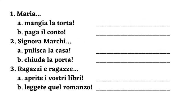 Italian imperative | Affirmative and negative | Grammar class level B1 | Learn italian free lessons смотреть онлайн