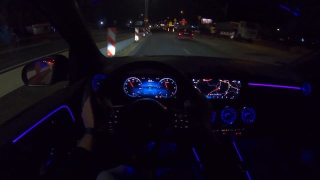 Mercedes B-Class Night | 4K POV Test Drive #212 Joe Black