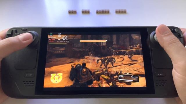 Warhammer 40000 Space Marine - Anniversary edition - Steam Deck handheld gameplay смотреть онлайн