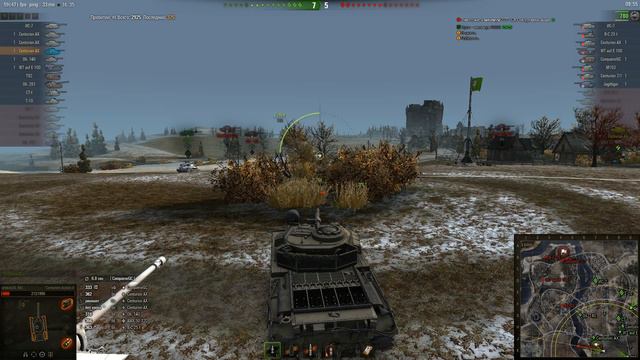 Потный бой на Centurion Mk.1 ради которого стоит играть в World of Tanks смотреть онлайн