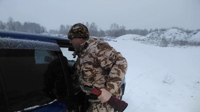 ОХОТА НА ЗАЙЦА тропление по следу #ru_kompass #охота #Иж27