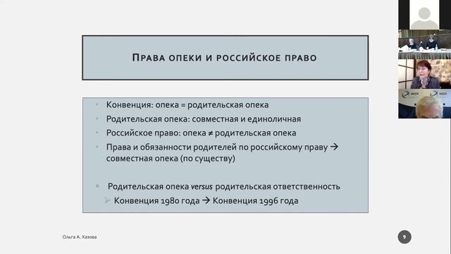 Международные аспекты защиты прав ребёнка. Практика применения Гаагских конвенций о защите детей смотреть онлайн