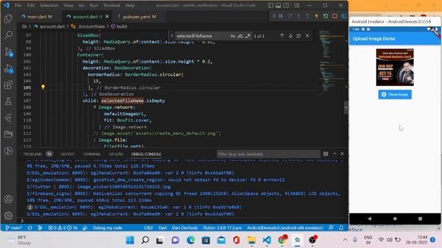 How to upload image in Flutter | Flutter | Firebase смотреть онлайн