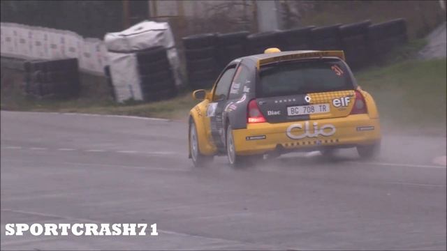 Renault Clio S1600 Rally Car In Action- Pure Sound, Fly Bys & More
