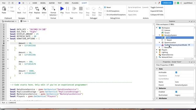 How to make an advance Donation Board Roblox Studio 2023 смотреть онлайн