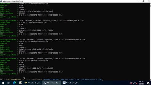 How to List All Computers in an OU смотреть онлайн