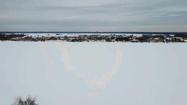Храм Александра Невского в Усть - Ижоре с высоты смотреть онлайн
