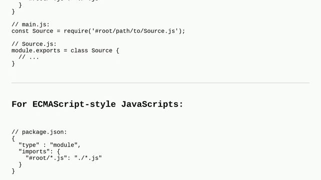 How to import JavaScript files in NodeJS using file paths from project root? (instead of relative.. смотреть онлайн