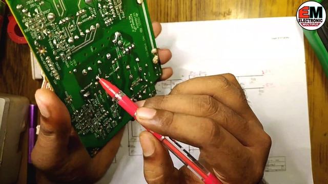 Lcd Monitor Power supply Voltage Variation Problem Repair .. смотреть онлайн