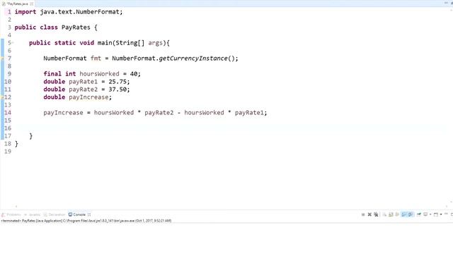 Program to Find the Pay Rate Increase in Java смотреть онлайн