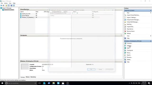 50. Управление настройками для Hyper V и виртуальных машин в Windows 10 смотреть онлайн