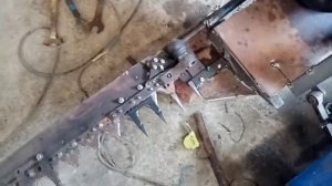 продолжение изготовления, самодельной сегментной косилки