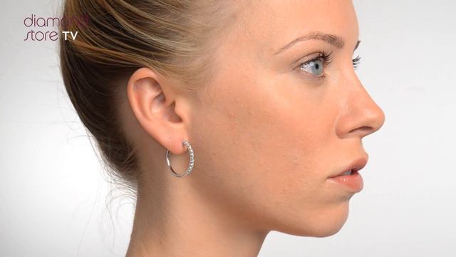 H4462 - 18K White Gold 0.50ct Diamond Earrings смотреть онлайн