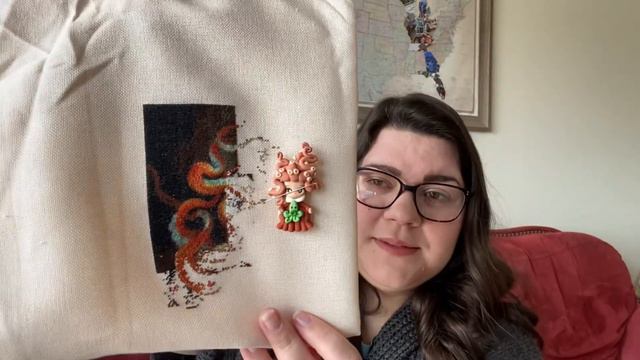 Flosstube #4: A huge knitting finish (and a lot of cross stitching too) смотреть онлайн