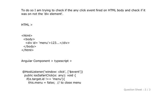 iOS : Window.click event does not fire on IOS safari - JavaScript only смотреть онлайн
