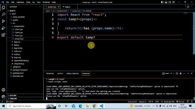 React Props In Function Components | PART 5 | REACT JS TUTORIAL | TAMIL CODERS смотреть онлайн