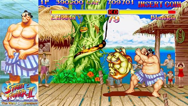 Super Street Fighter II: The New Challengers - E.Honda [1993/Arcade] 2K 60FPS смотреть онлайн