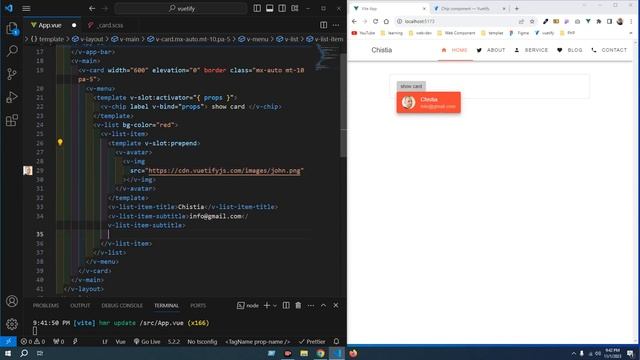 Menu in vuetify смотреть онлайн