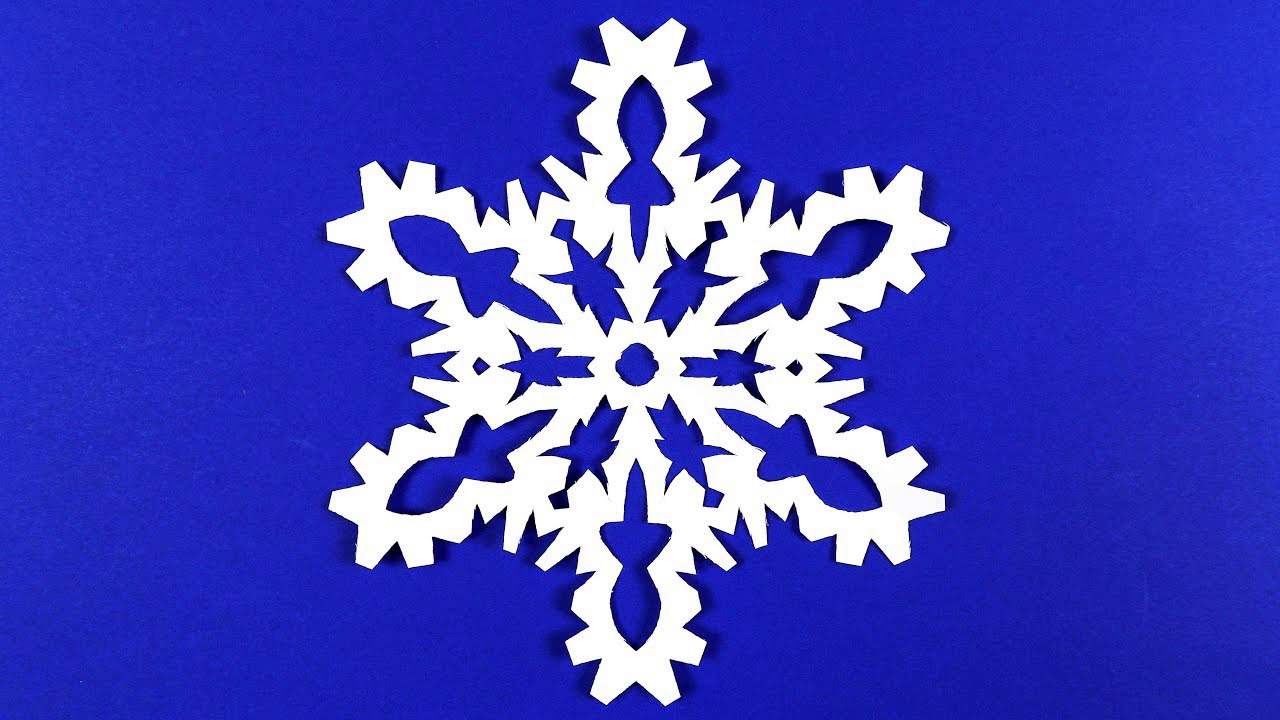 Как сделать снежинку из бумаги своими руками. Красивые снежинки из бумаги смотреть онлайн