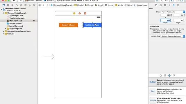 Image upload Example with Swift & PHP. Video #1. смотреть онлайн