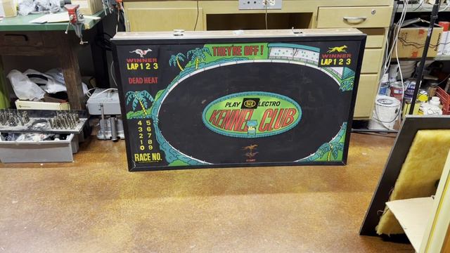 1972 Electro Kennel Club Greyhound racing wall game PMC ESP - project overview. смотреть онлайн
