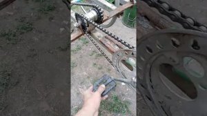 Самодельный трехколесный велосипед! Педальномоторный привод на колеса!