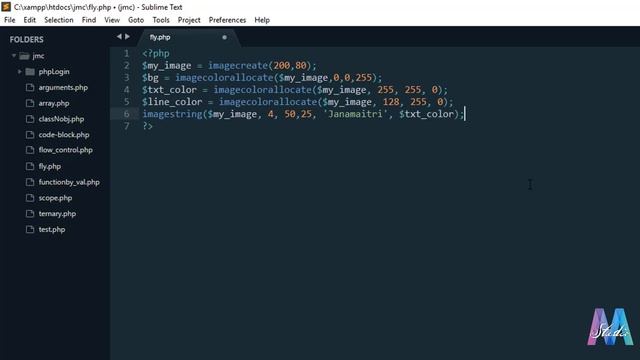 How to create image on the Fly using PHP || Nepali смотреть онлайн