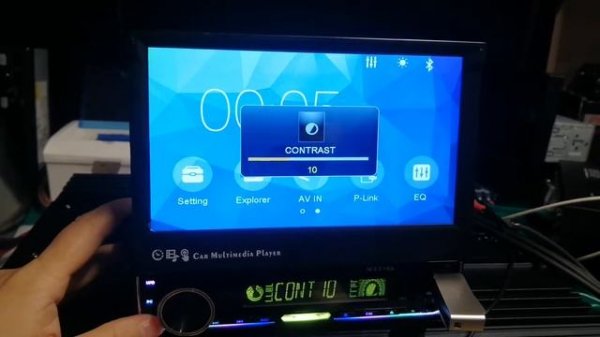 7inch Automatic Telescopic Screen Car Radio ,Telescopic Car Multimedia Player