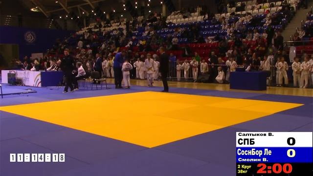 17-18.12.22г. г. Сосновый Бор XXX Турнир по дзюдо реди юношей 2011-12г.р. Татами 2 смотреть онлайн