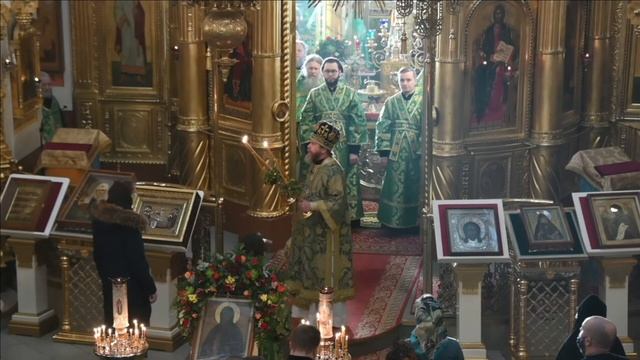 5 марта. Прпмч. Корнилия, игумена Псково-Печерского. Божественная литургия. смотреть онлайн
