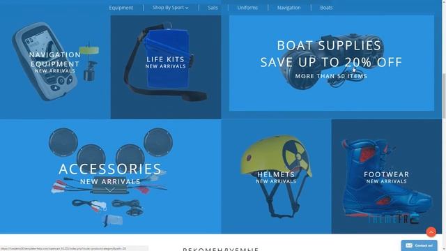 Marine Store OpenCart Template TMT | Free Template Gil Harvey смотреть онлайн