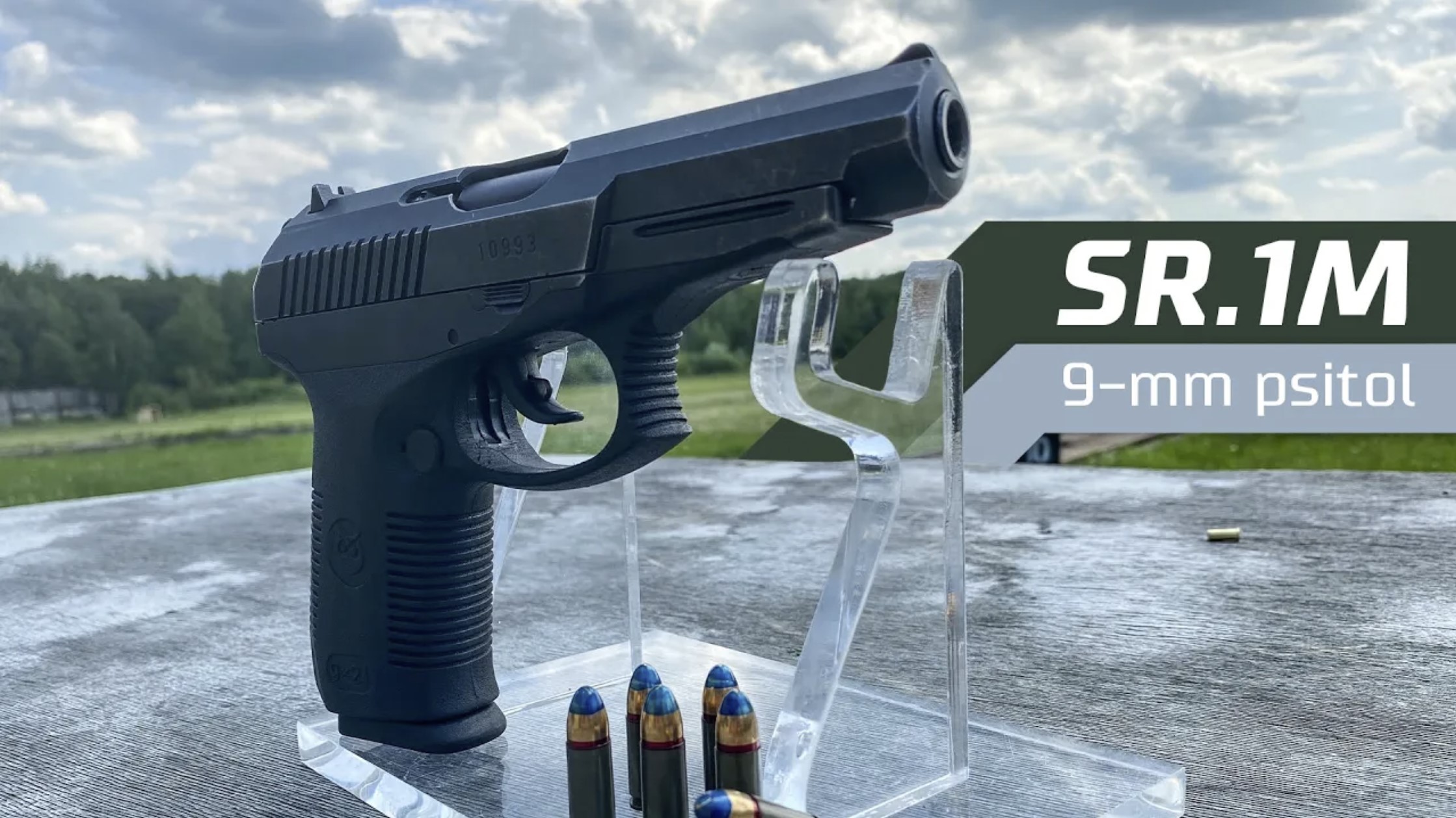SR.1M 9-mm pistol смотреть онлайн