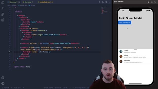 How to use the Ionic 6 Bottom Sheet Modal Component with React (Ionic Framework) смотреть онлайн