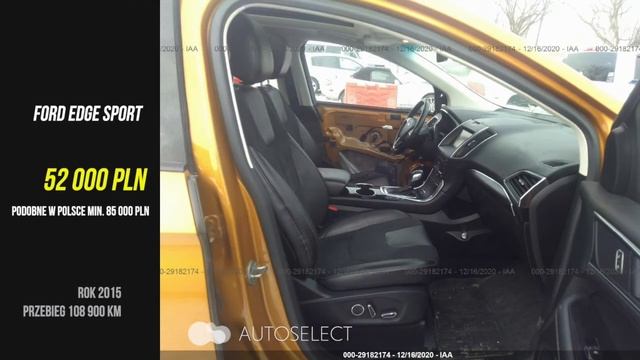 FORD EDGE SPORT 2,7 V6 / Samochody z USA / AutoSelect.com.pl смотреть онлайн