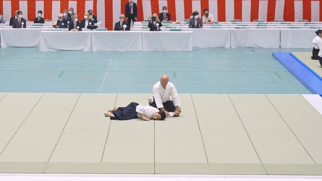 59-я Всеяпонская демонстрация айкидо (2022). Таканори Курибаяси