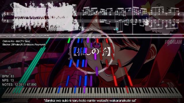 『Black MIDI / Synthesia 3D』 Oshi no Ko - Idol | 29FroilanJR, Emblazon & Reymundo смотреть онлайн