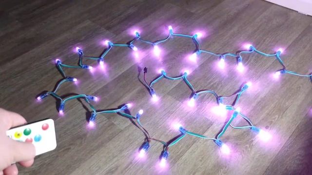 Гирлянда светодиодная WS2811 5 метров USB смотреть онлайн