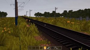 ПОЧЕМУ ЭТИ ОСЛЫ ОКАЗАЛИСЬ НА ЖД ПУТЯХ?!|Работаю машинистом 2ТЭ10В в Minecraft|Den nik 047