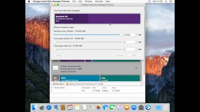 Data transfer with Paragon Hard Disk Manager for Mac смотреть онлайн
