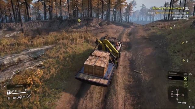 Restoring Water Tower 4 With Ford F750 Tayga And Pike Gameplay New SnowRunner Phase 9 Update/DLC смотреть онлайн