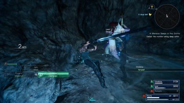Final Fantasy 15: Kengo Boss Fight (1080p 60fps) смотреть онлайн