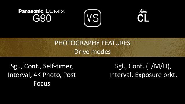 Panasonic Lumix G90 vs. Leica CL: A Comparison of Specifications смотреть онлайн