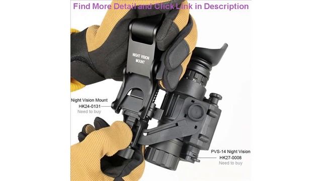 Review Helmet Rail Mount PVS NVG MICH Helmet Night Vision Bracket Kit + Bracket + Dumpers Strap Ada смотреть онлайн