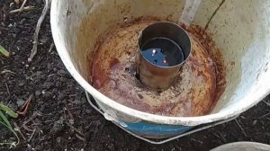 Жидкая свеча на отработке в теплице.