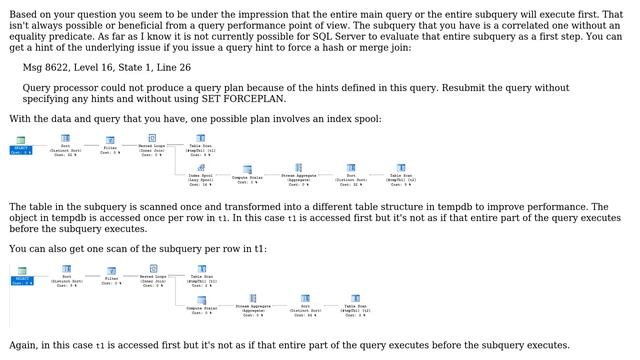 Databases: How does a subquery work in sql server 2012? (2 Solutions!!) смотреть онлайн