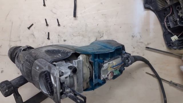 MAKITA ROTARY HAMMER DRILL HR 450C How to wair reparing| Technical butt смотреть онлайн