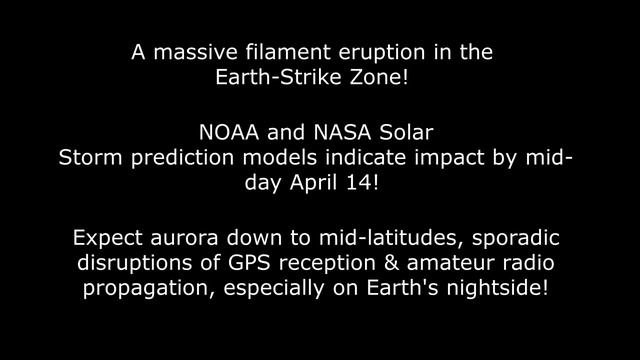 Dead Sunspot Explodes Hurling Debris Directly Toward Earth Impact April 14th, 2022 смотреть онлайн