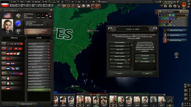 Hearts of Iron 4 - Germany - Episode 36 - Planning a Coup смотреть онлайн